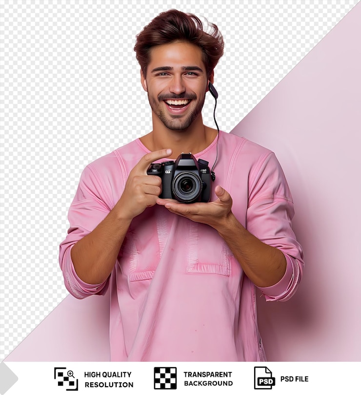 PSD hombre joven y guapo sonriente mostrando un gesto de llamada mirando a la cámara apuntando hacia abajo a la cámara