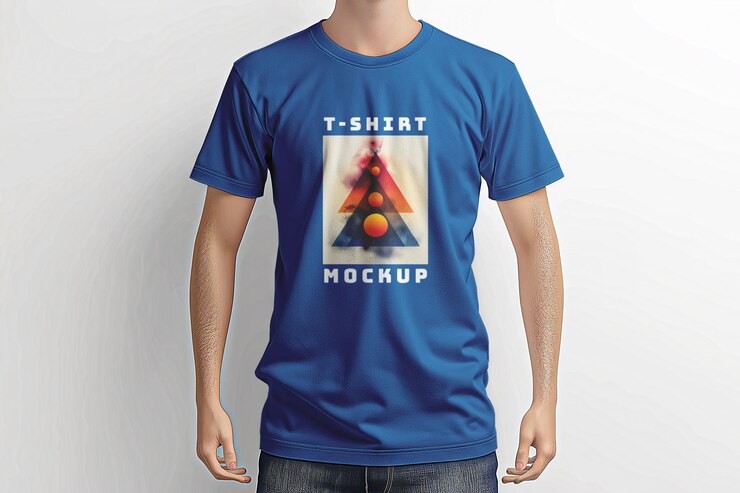un hombre lleva una camiseta que dice camiseta