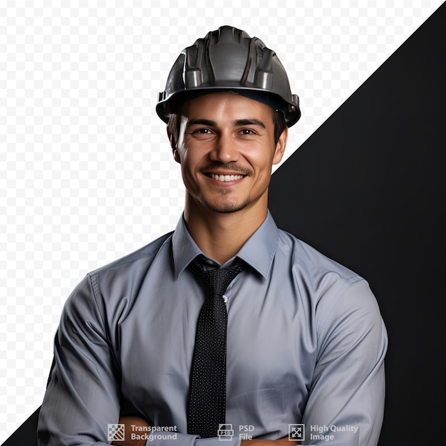 PSD un hombre que llevaba un casco con la palabra 