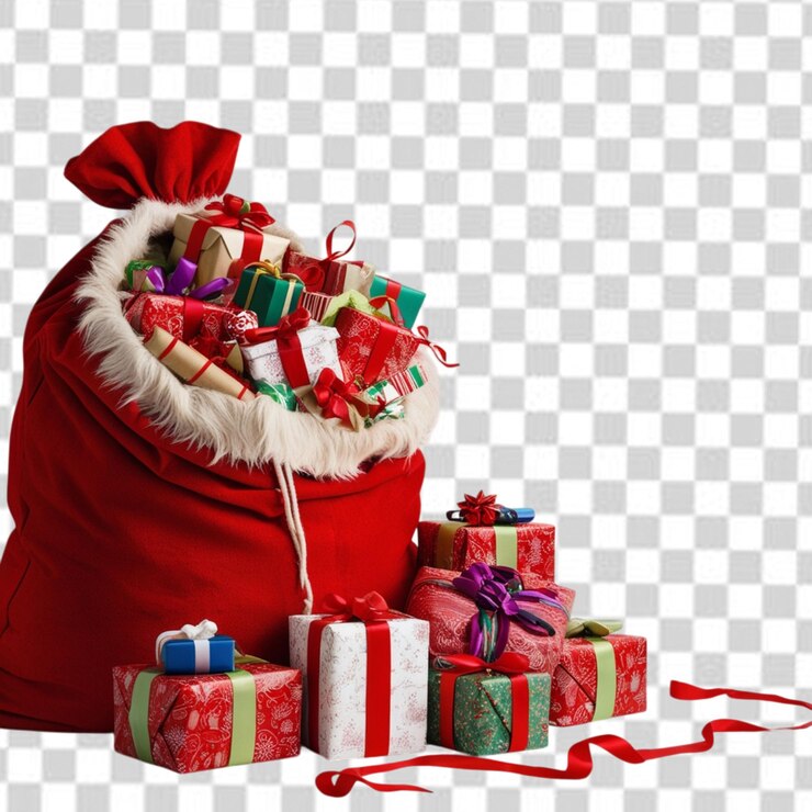 PSD un hombre con un sombrero de papá noel y un sombreiro de papá noel con un sombrero de pascua en él