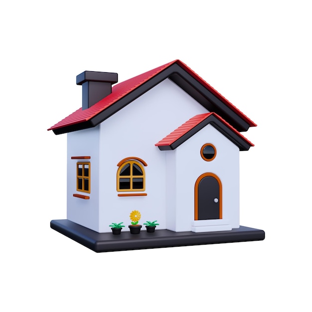 PSD home 3d-symbol