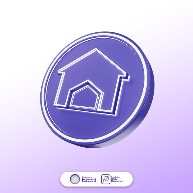 PSD home icon