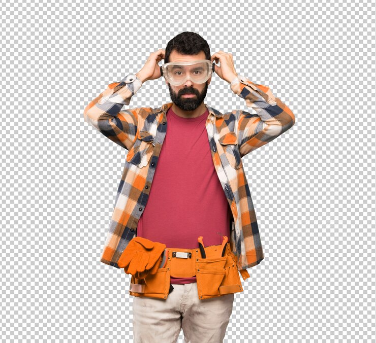 PSD homem artesão