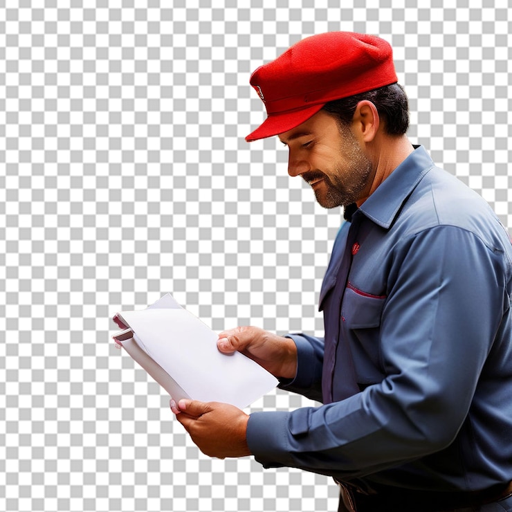 PSD homem com correio