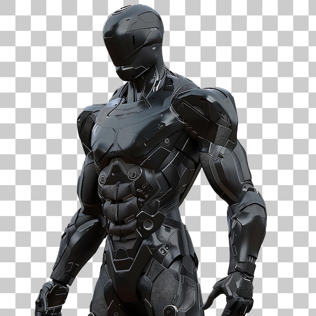 Homem de fato preto contra fundo branco