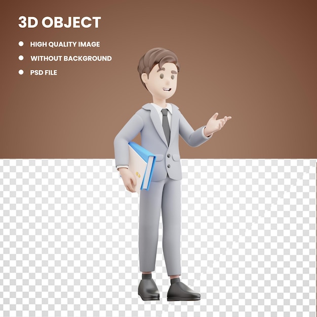 Homem de negócios 3d