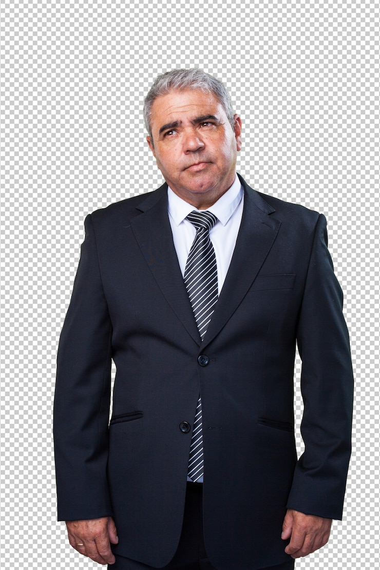 PSD homem de negócios a pensar