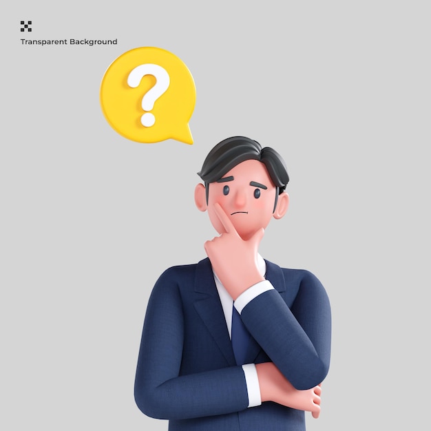 homme d'affaires illustration 3d