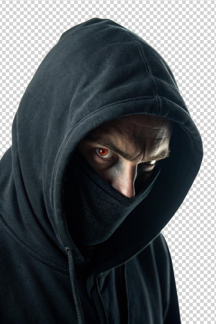 PSD l'homme masqué fichier source psd format png hd gros plan taille grande coupe libre matériel de conception modifiable