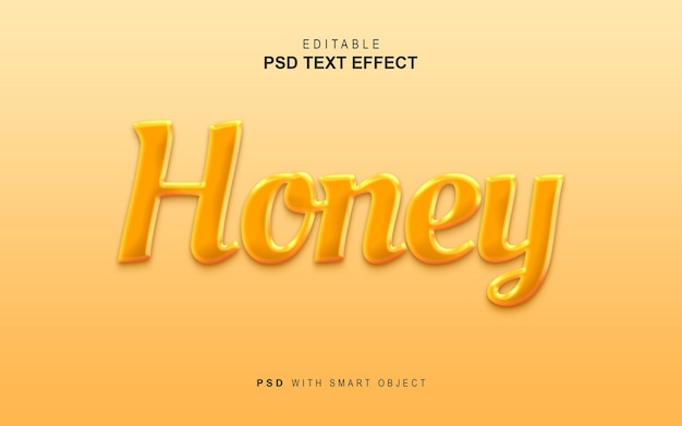 Honey Text Effect