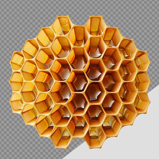 PSD honeycomb png isolado em fundo transparente