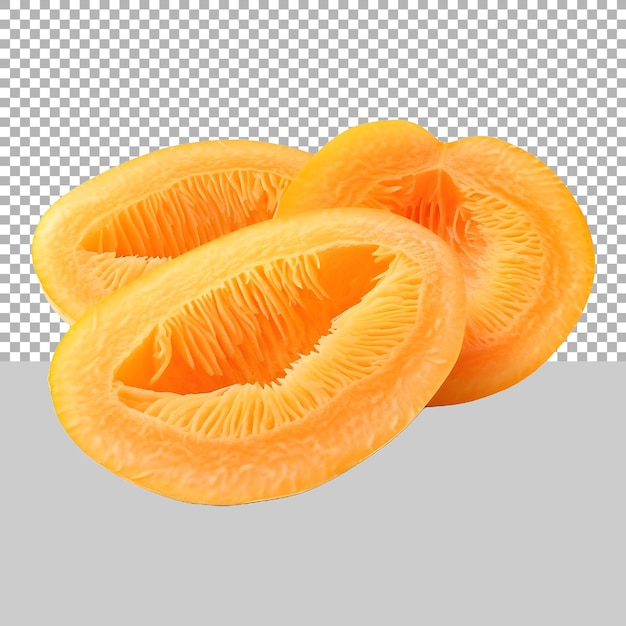 PSD honeydew de frutas de verão em fundo transparente ai gerado