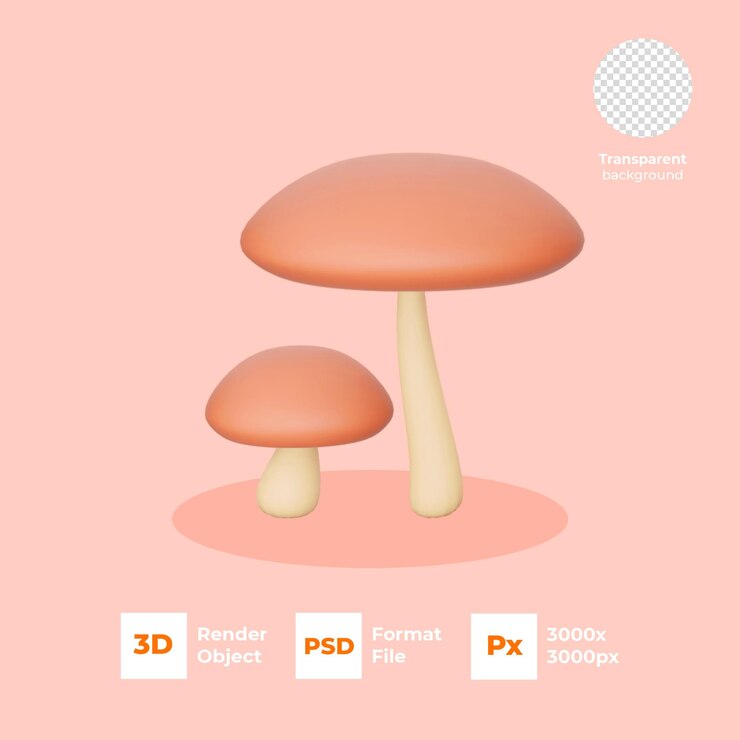 PSD el hongo 3d