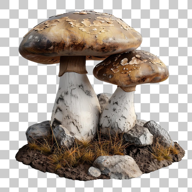 Los hongos en la roca