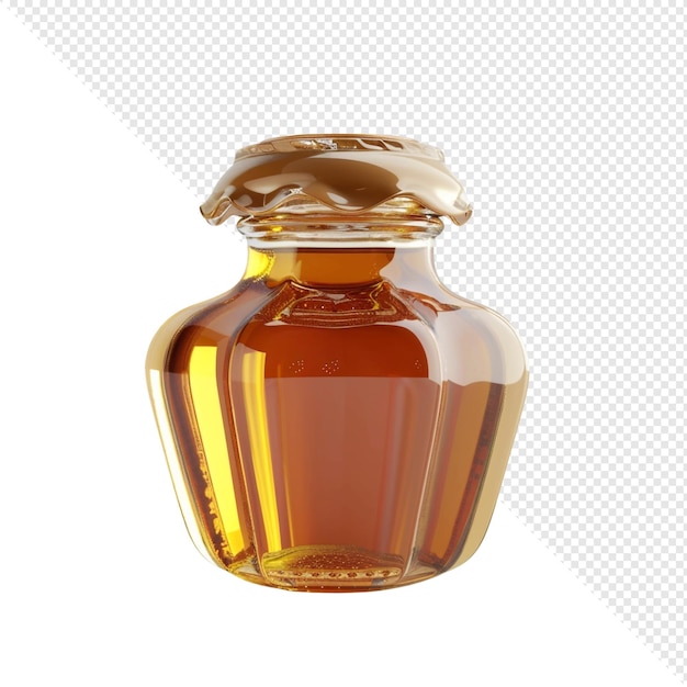 Honigkrug mit goldenem Glanz