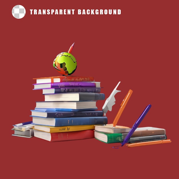 Honorer la journée de l'excellence des enseignants sur un fond transparent