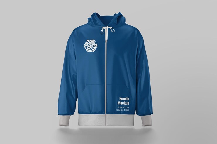 Hoodie Oversize Mockup di vista anteriore