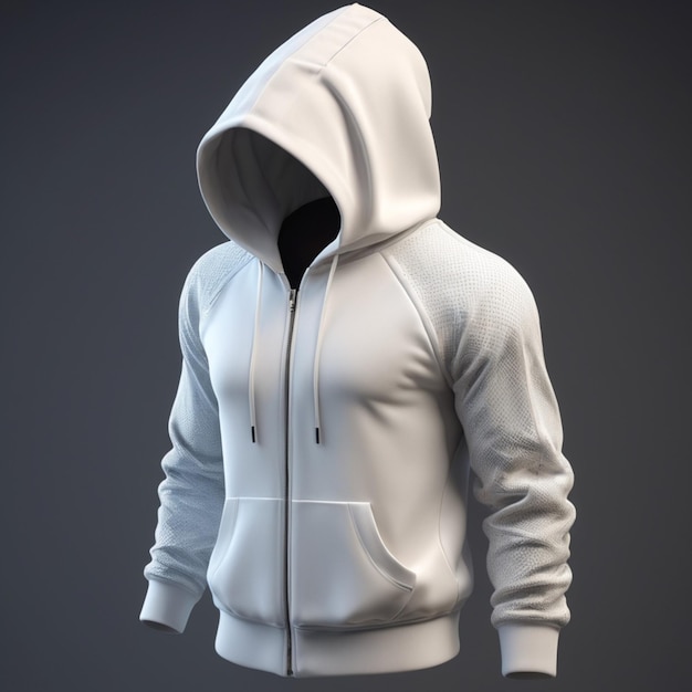 Hoodie psd auf weißem hintergrund