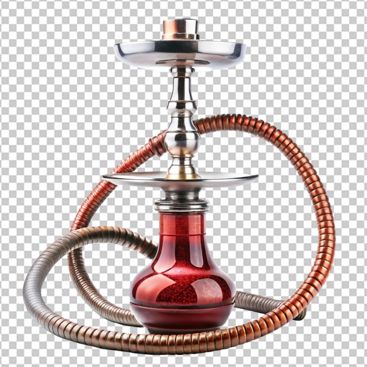 PSD hookah aislado en blanco