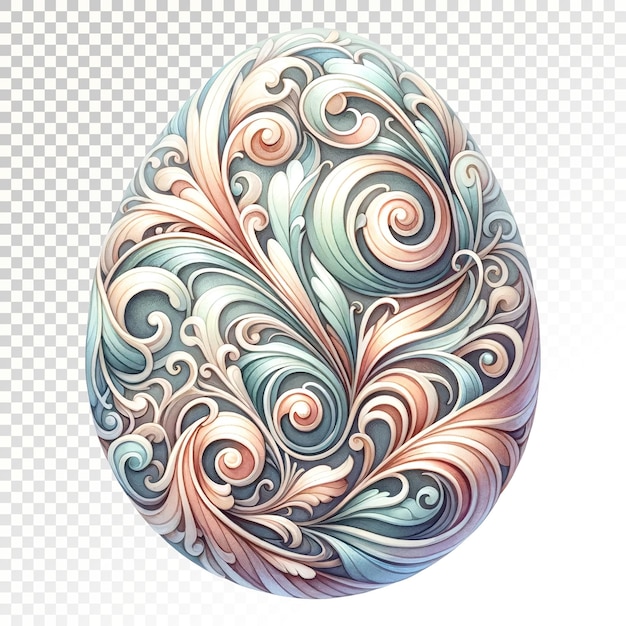 PSD hoppy decorative easter e criativo easter egg clipart