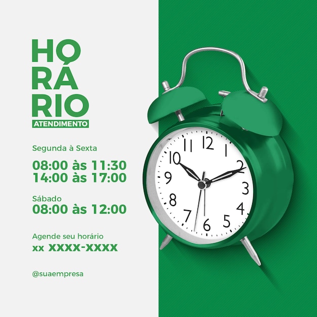 Horário de Funcionamento