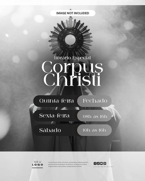 Horarios de apertura Corpus Christi Comunicado fecha religiosa Medios sociales cristianos
