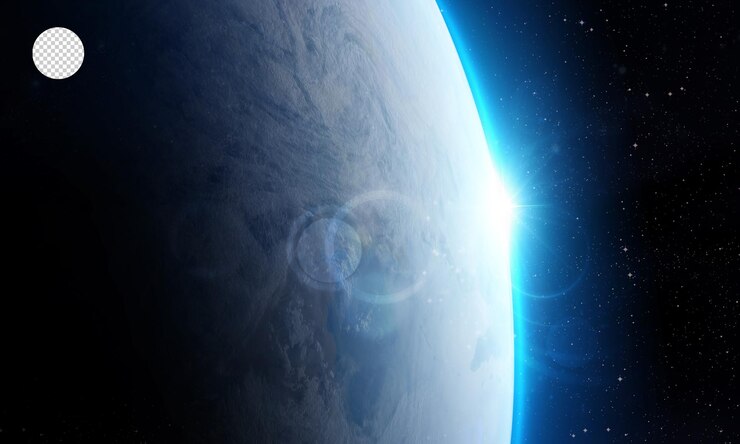 PSD horizonte planetario en el espacio profundo