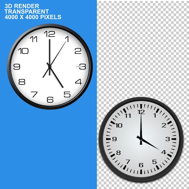 L'horloge numérique montre l'heure