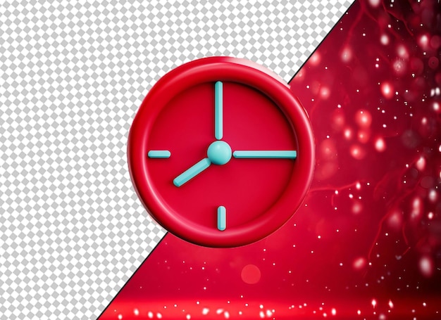 PSD horloge de réveil png