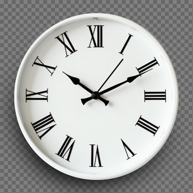 Horloge romaine blanche classique