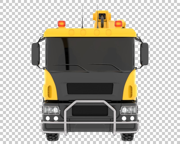 Hormigonera sobre fondo transparente Ilustración de renderizado 3d