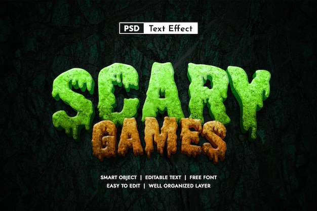 PSD horror-psd-text-effekt