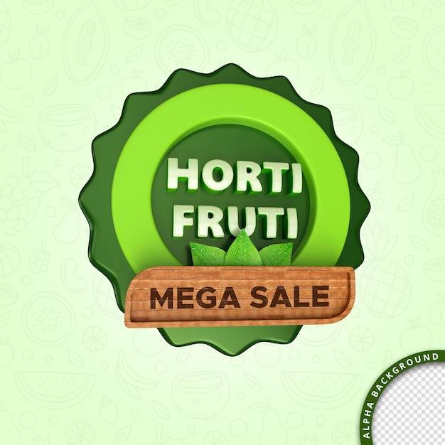 PSD hortifruti 3d-beschneidungspfad