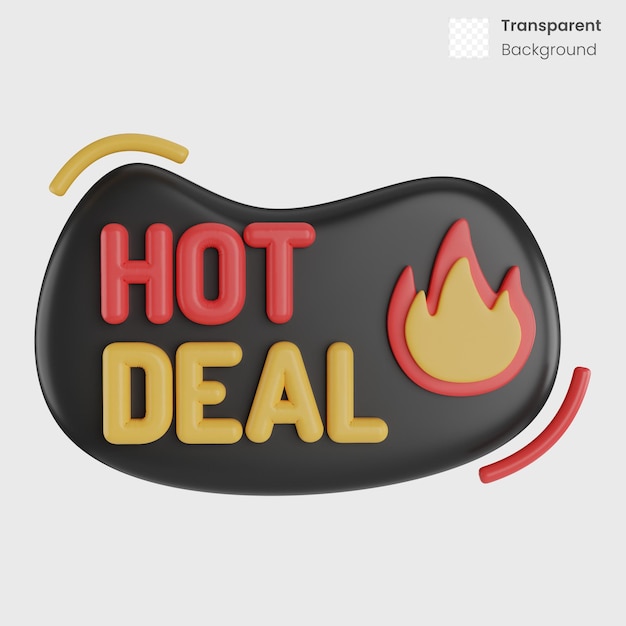 Hot-deal-abzeichen-etikett