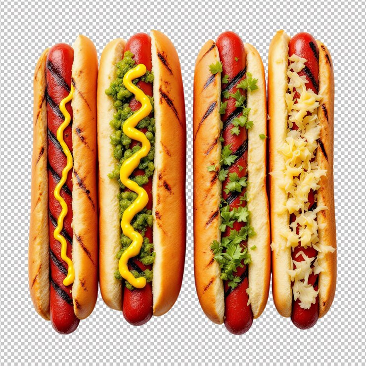 PSD hot dog alla griglia