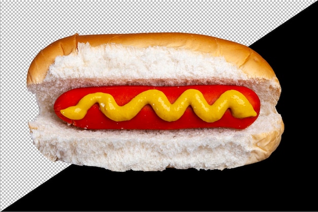 Hot Dog mit Senf