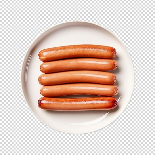 Hot-dogs Avec La Laitue Isolée Sur Un Fond Transparent Png