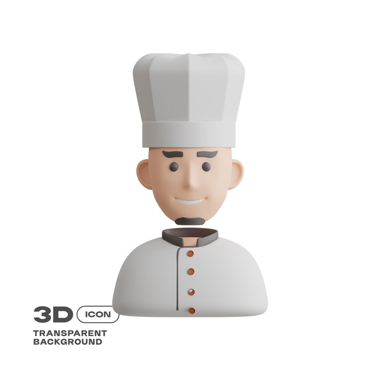 PSD hotel service 3d icon png template