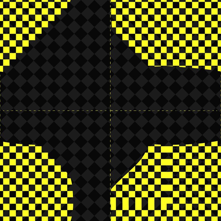 PSD houndstooth patrón comprobado con icono de escudo y diseño de cuadrícula abstracto diseño vectorial de patrones naturales