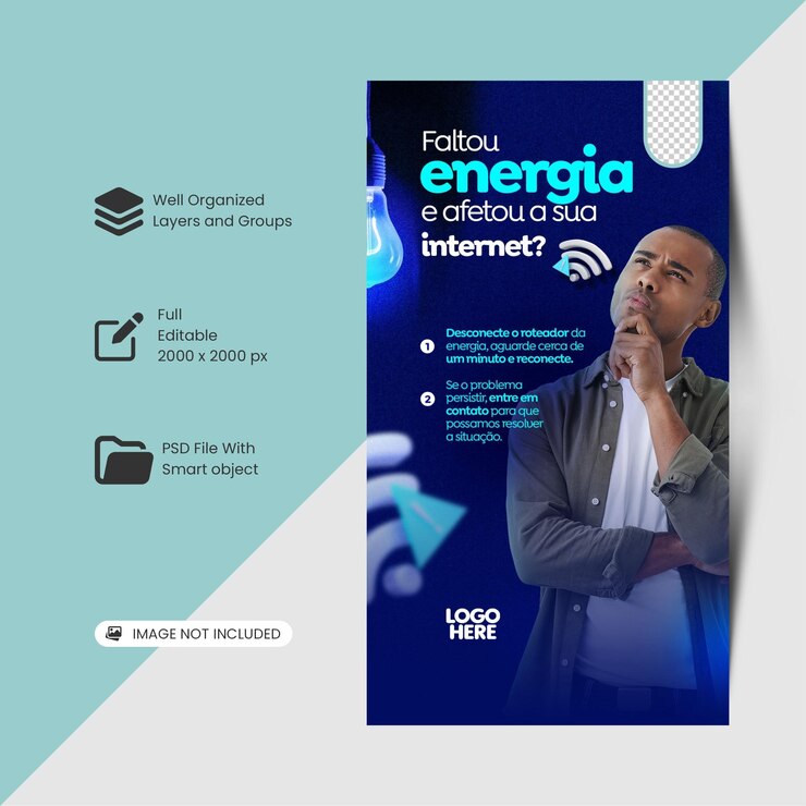 PSD houve uma queda de energia e afetou a conexão
