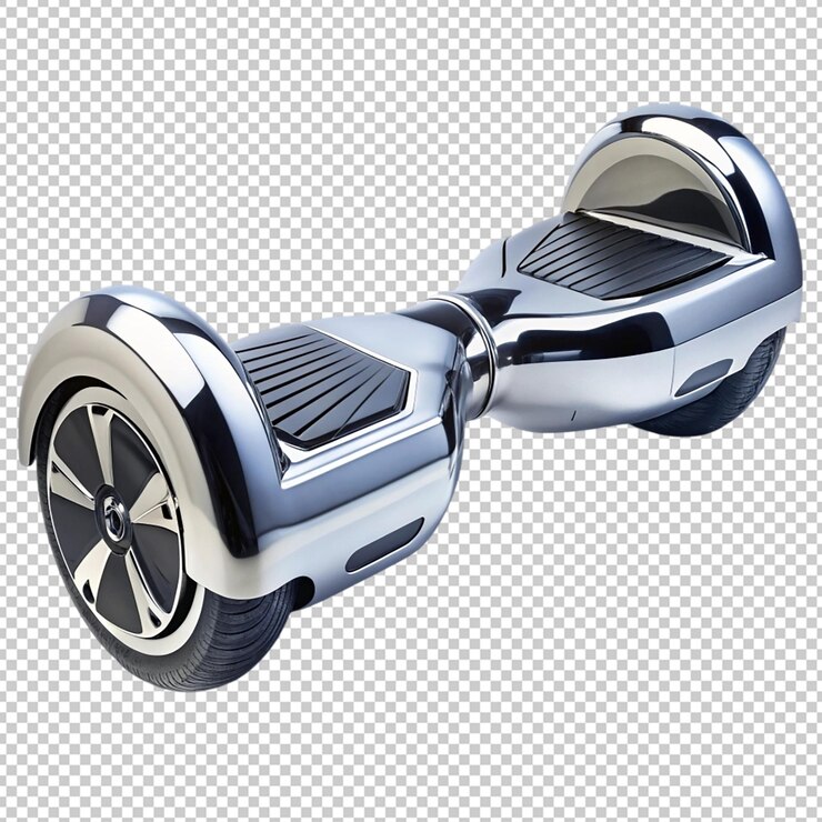 PSD hoverboard sobre un fondo transparente