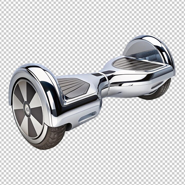 PSD hoverboard sobre un fondo transparente
