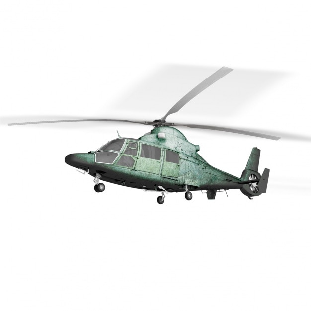 Hubschrauber Mock-up-Design
