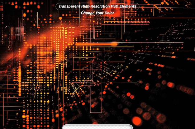 HUD Digital lines Technology background hitech data connection concept