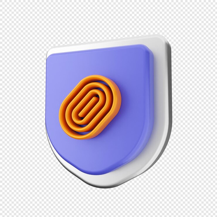 PSD huella dactilar de protección de seguridad de escudo 3d
