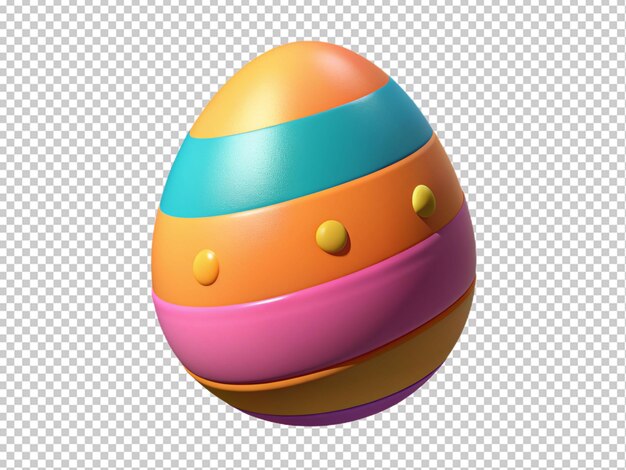 PSD huevo de pascua en 3d