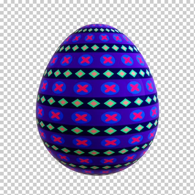 Huevo de Pascua aislado