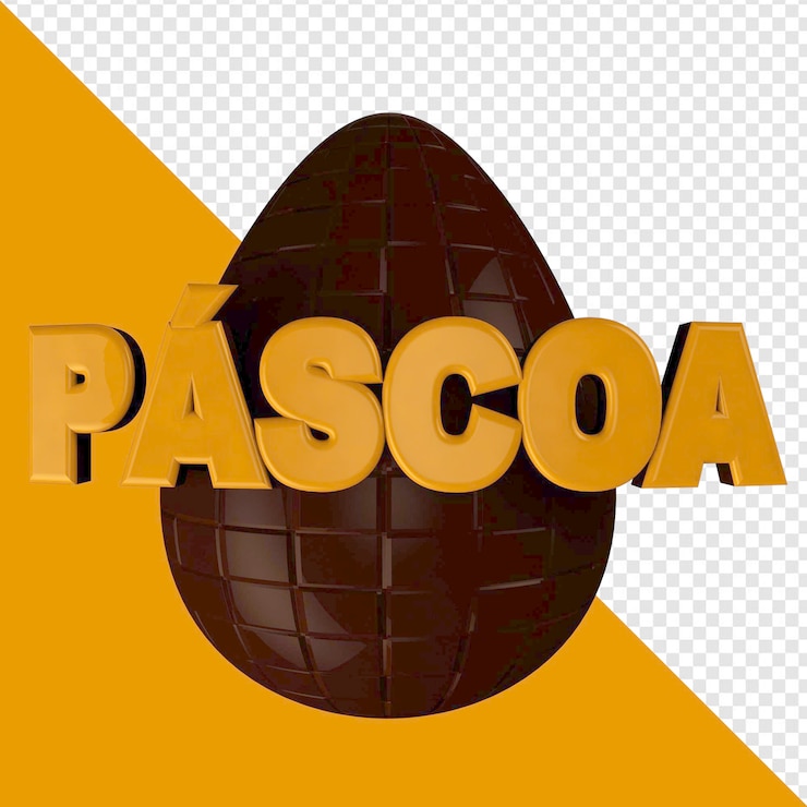 PSD huevo de pascua modelo 3d