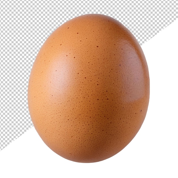 Huevo sobre un fondo transparente