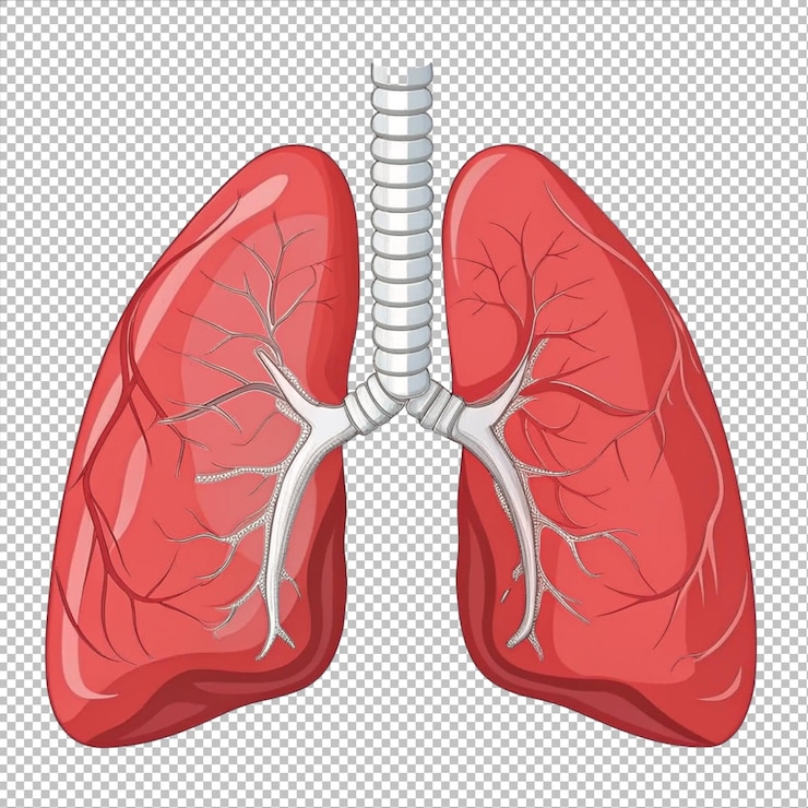 PSD human lungs anatomy